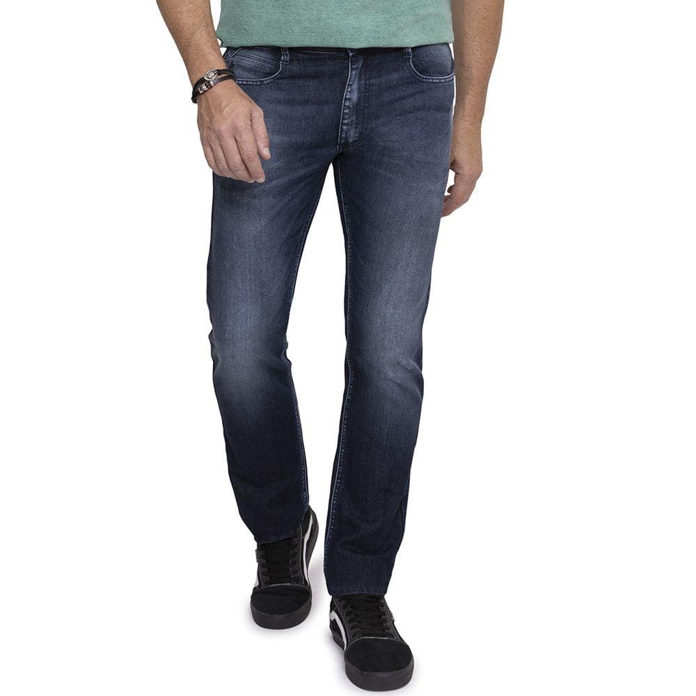Calça Jeans Masculina Slim Ramon Escura