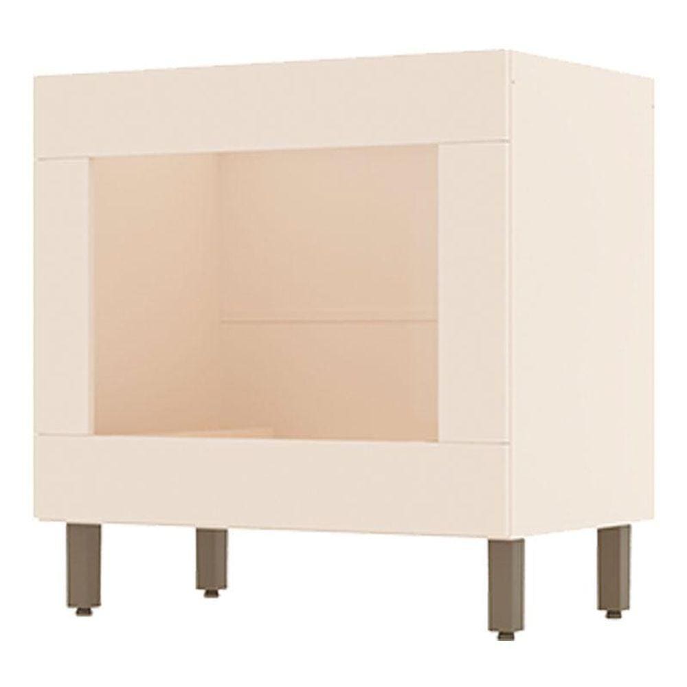 Balcão Para Forno de Embutir Évelin Off White - Henn