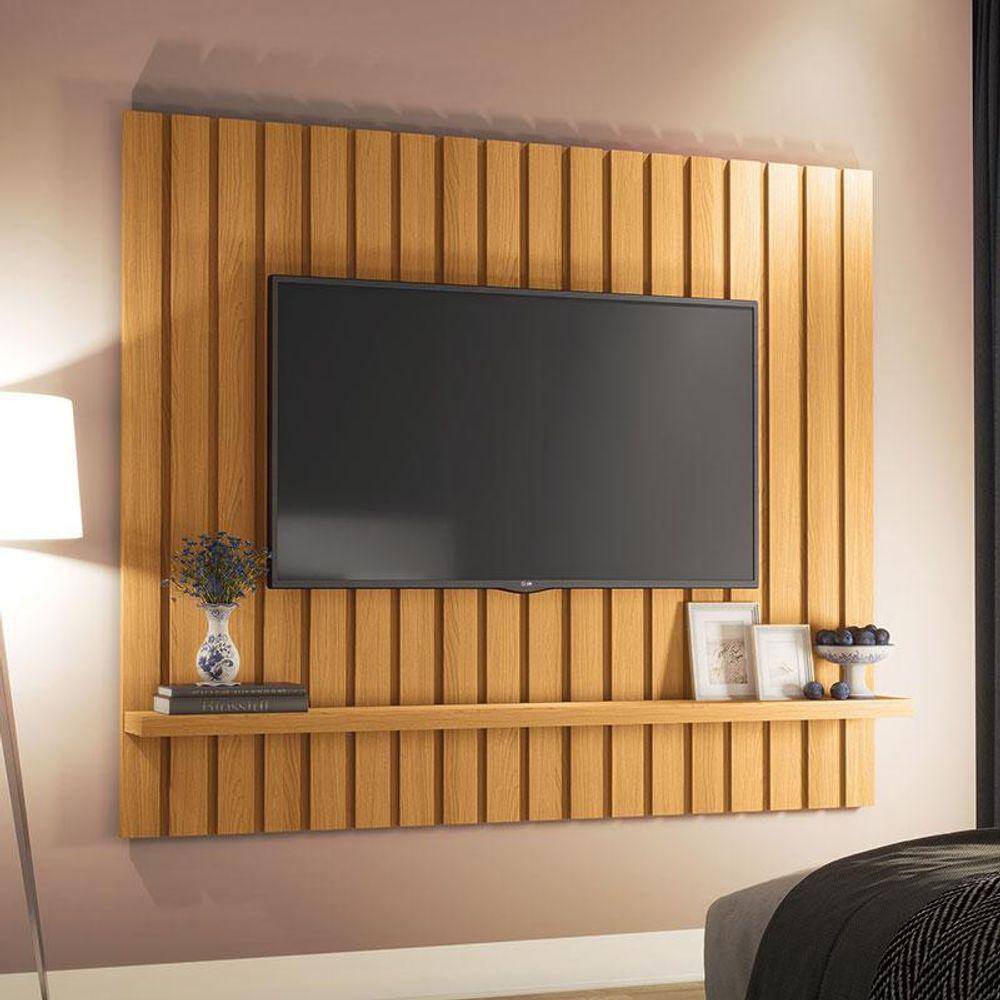 Painel para TV Ambiente Link 1.6 Cinamomo - HB Móveis