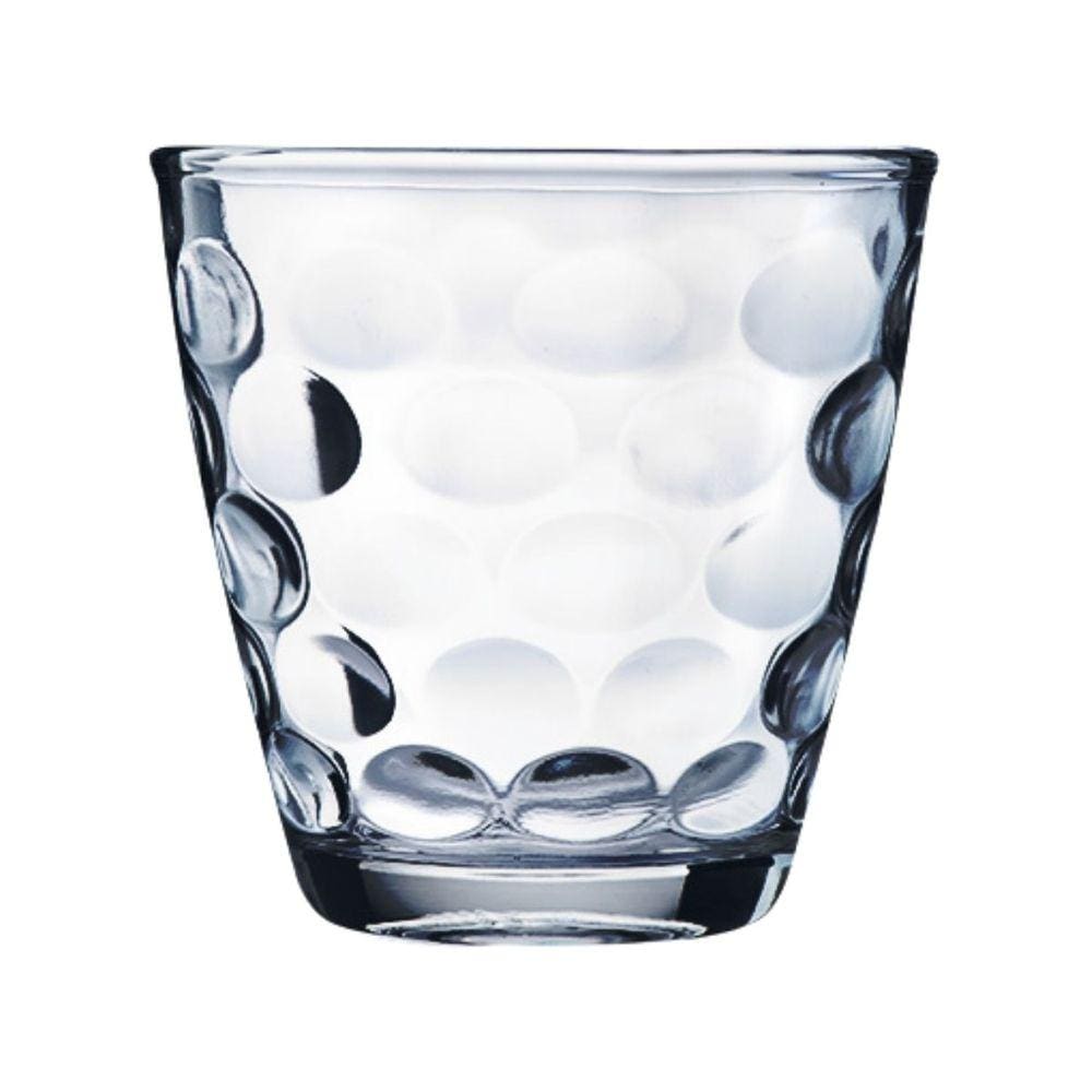 Kit Com 24 Copos de Vidro Transparente 250ML Bangkok Redondo