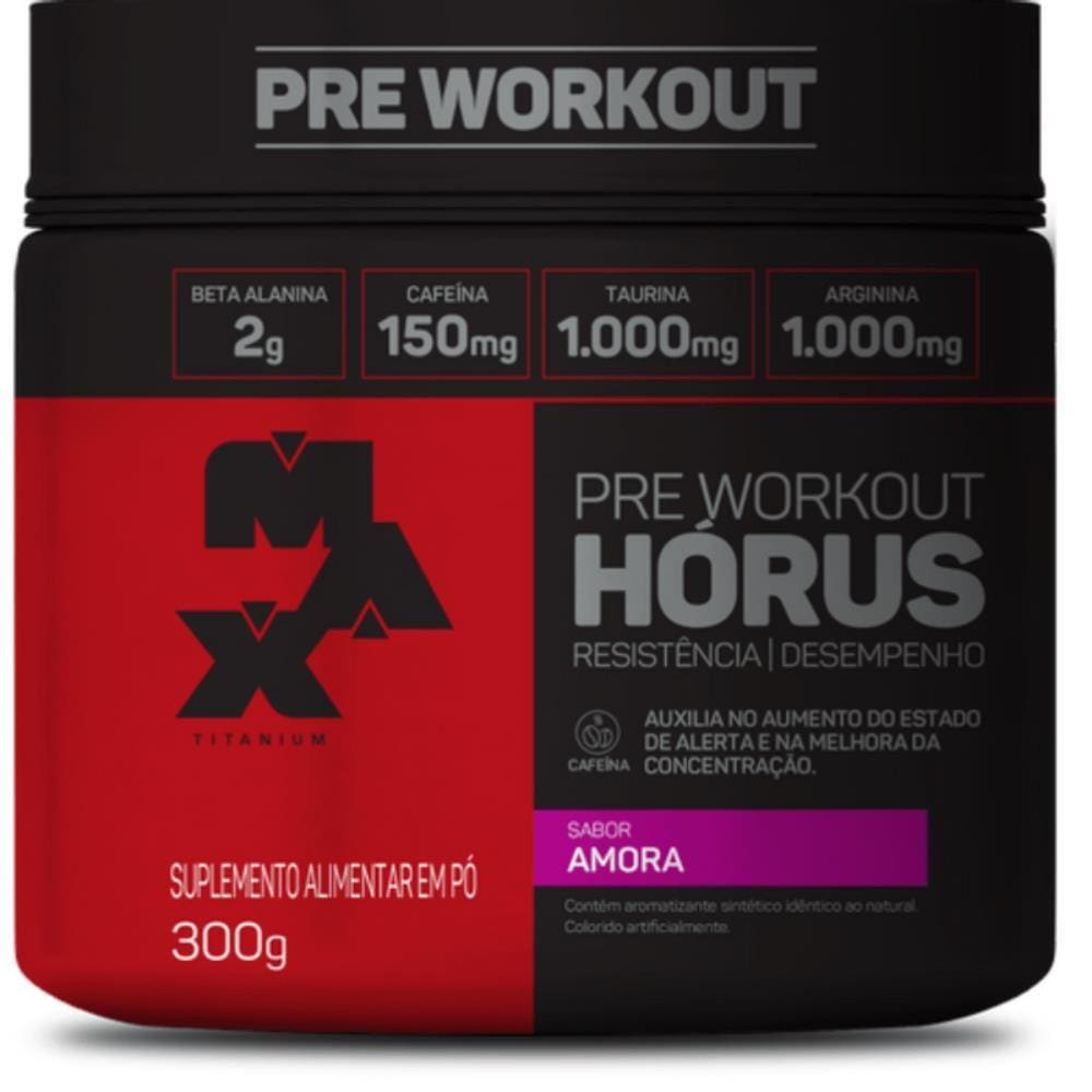 Pré Treino Horus 300g - Max Titanium