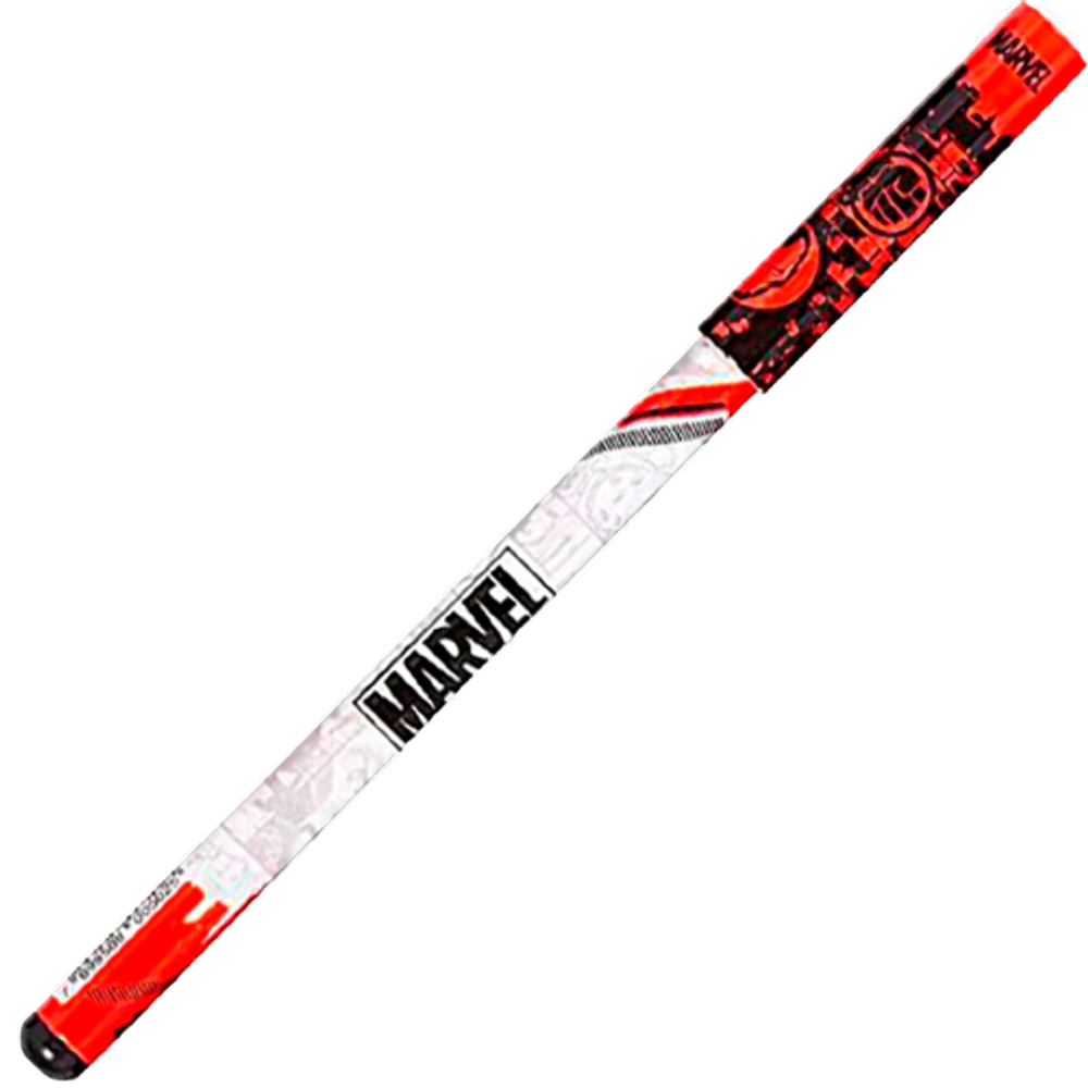 Caneta Esferográfica tinta azul 1.0mm Marvel Branco Molin