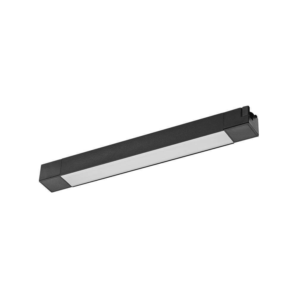 Módulo Led Difusor Para Trilho Nordecor Duli 20W 34Cm Bivolt Preto 4000K Luz Neutra