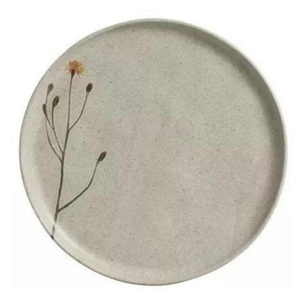 Prato Raso Ceramica Bio Campestre Porto Brasil Conjunto 06Un