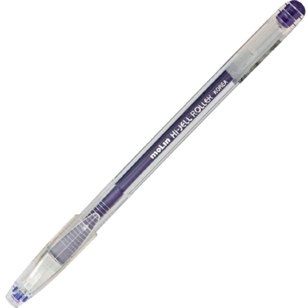 Caneta Gel Metálica Violeta Ponta fina 0.7 mm Marca Molin