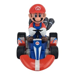 Veículo e Figura - Mario Kart - Spin Out - Super Mario - Candide