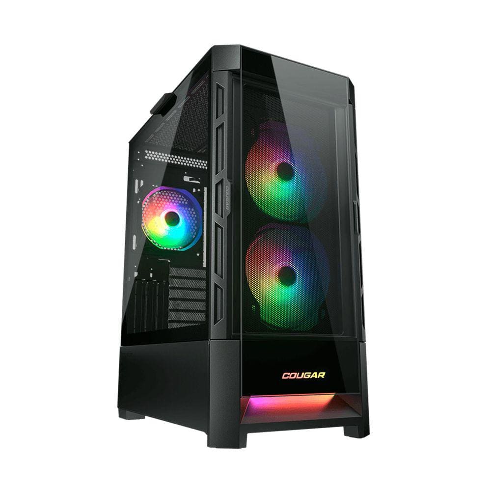 Gabinete Gamer Cougar Duoface RGB, Mid Tower, Vidro Temperado, Preto - 385ZD10.0001