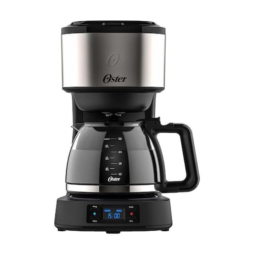 imagem-Cafeteira Oster Programável Day Light Prata 220V OCAF500-220