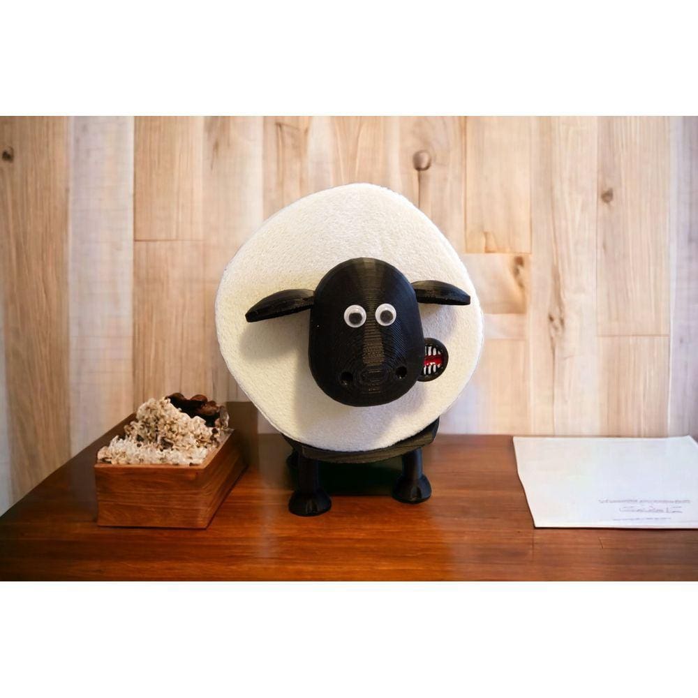 Suporte decorativo De Papel Higiênico Shaun Carneiro - Monte o seu Kit - Presente e decoração