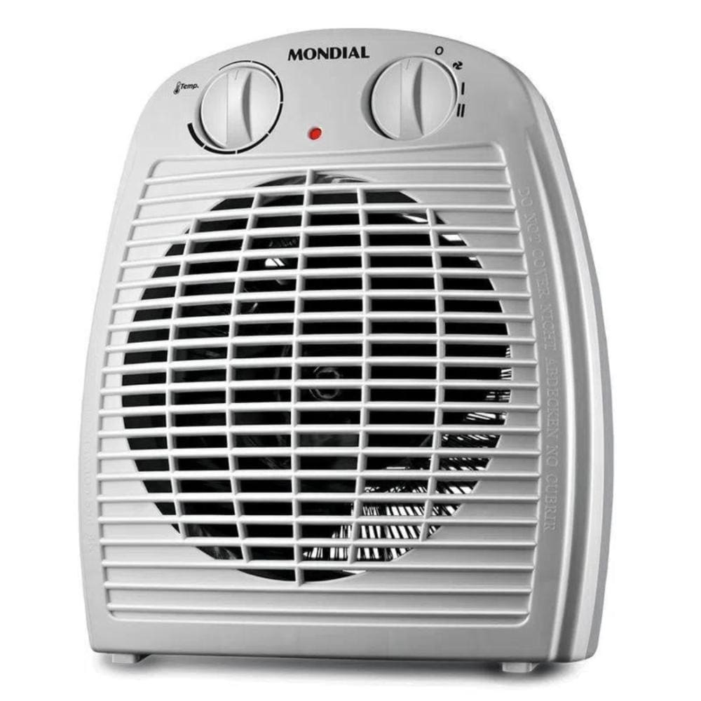 Aquecedor De Ar Mondial 1500w Termoventilação Cinza A-08