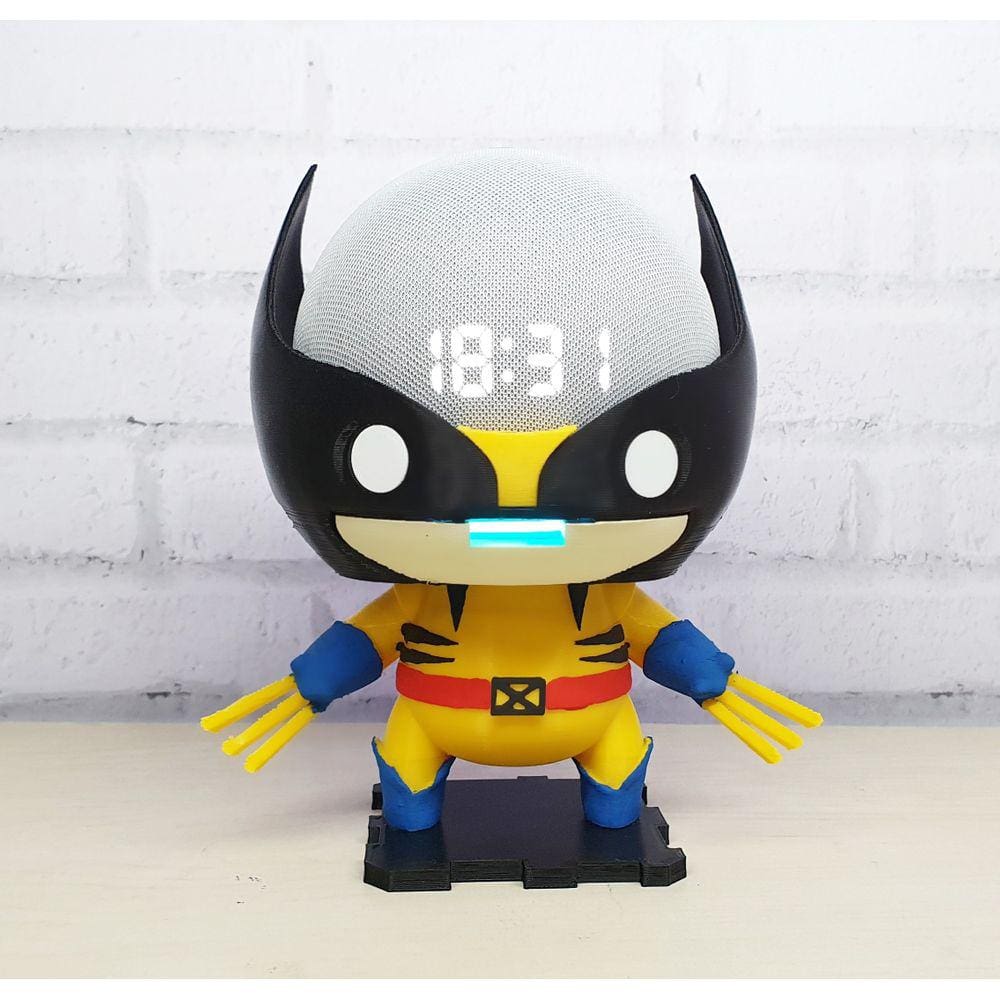Suporte Tema Wolverine Para Alexa Echo Dot 4