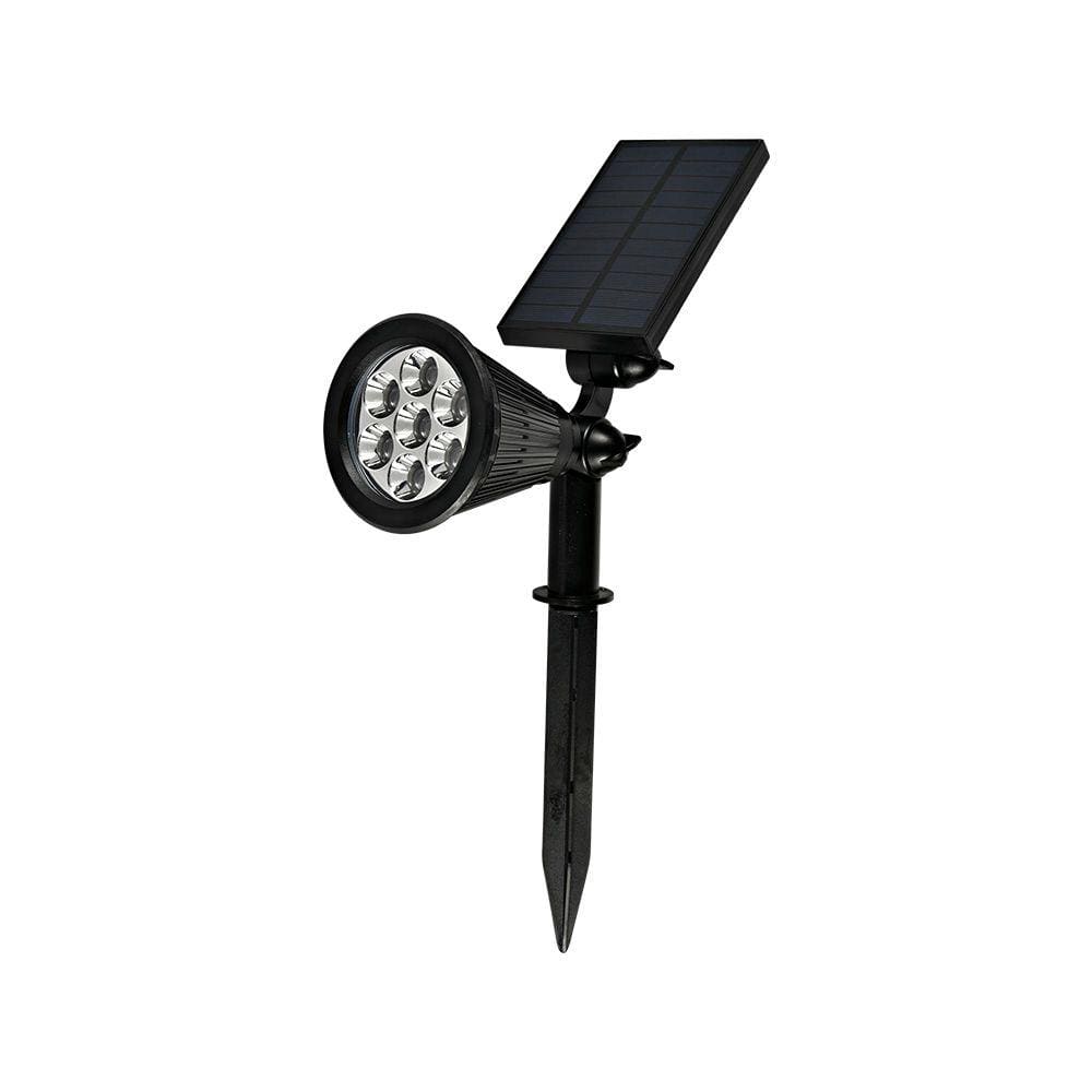 Espeto Solar Para Jardim Taschibra Sunshine Led 3W Preto 6500K Luz Branca