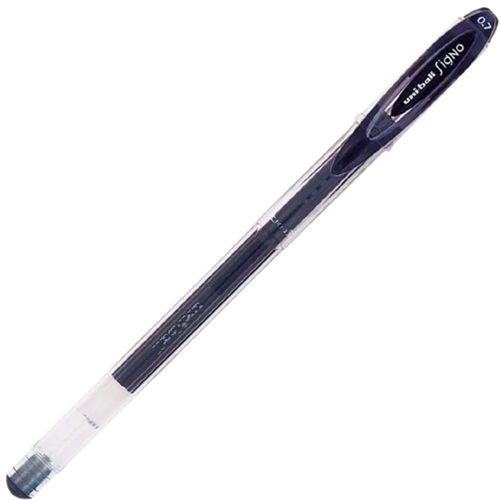 Caneta Gel Uni-ball Signo Neo ponta fina 0.7mm Cor Preta