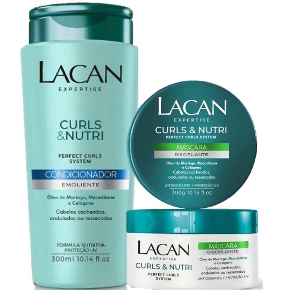 Kit Lacan Curls e Nutri Controle do Volume (2 Produtos)