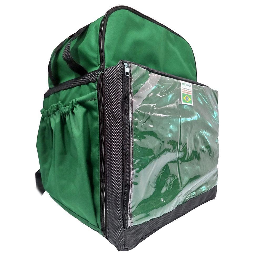 Mochila Bag Entregador, Bolsão De Delivery - Verde