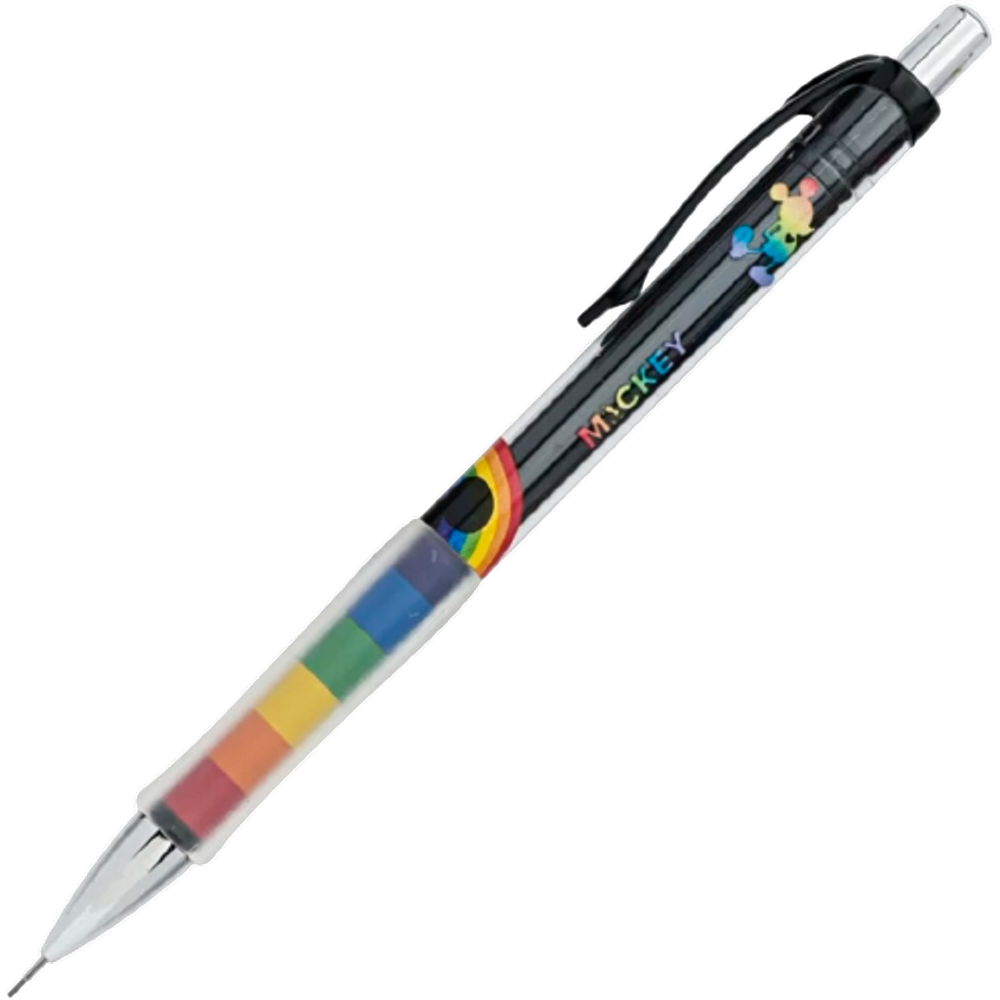 Lapiseira 0.7mm Mickey Preta Rainbow Molin