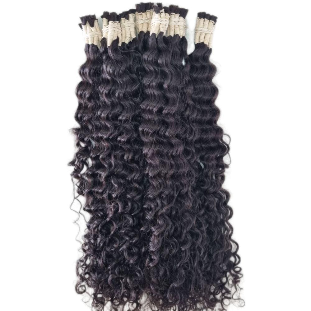 Cabelo Brasileiro Cacheado Humano 70/75cm 100 gramas Limpo