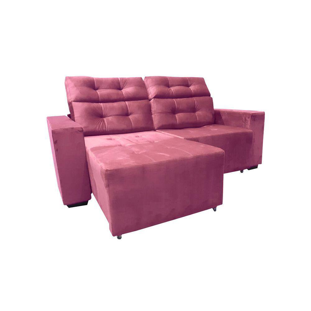 Sofa retratil e reclinavel fibra siliconada Extra