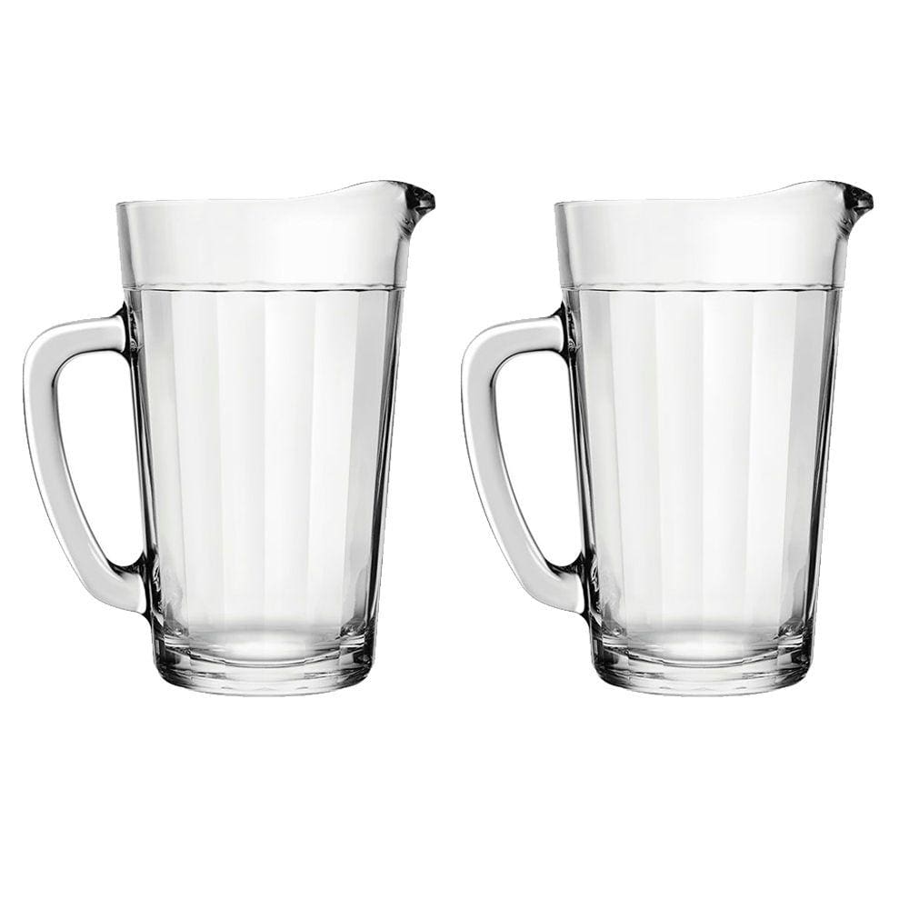 Conjunto Jarra Copo Americano 750ml Vidro Resistente 2 Unidades Nadir
