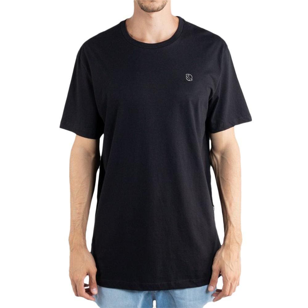 Camiseta Lost Basics Saturno WT23 Masculina Preto