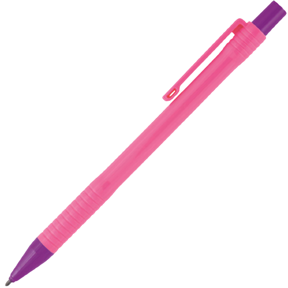 Lapiseira Super Colors 2.0mm com apontador no topo Tris Rosa