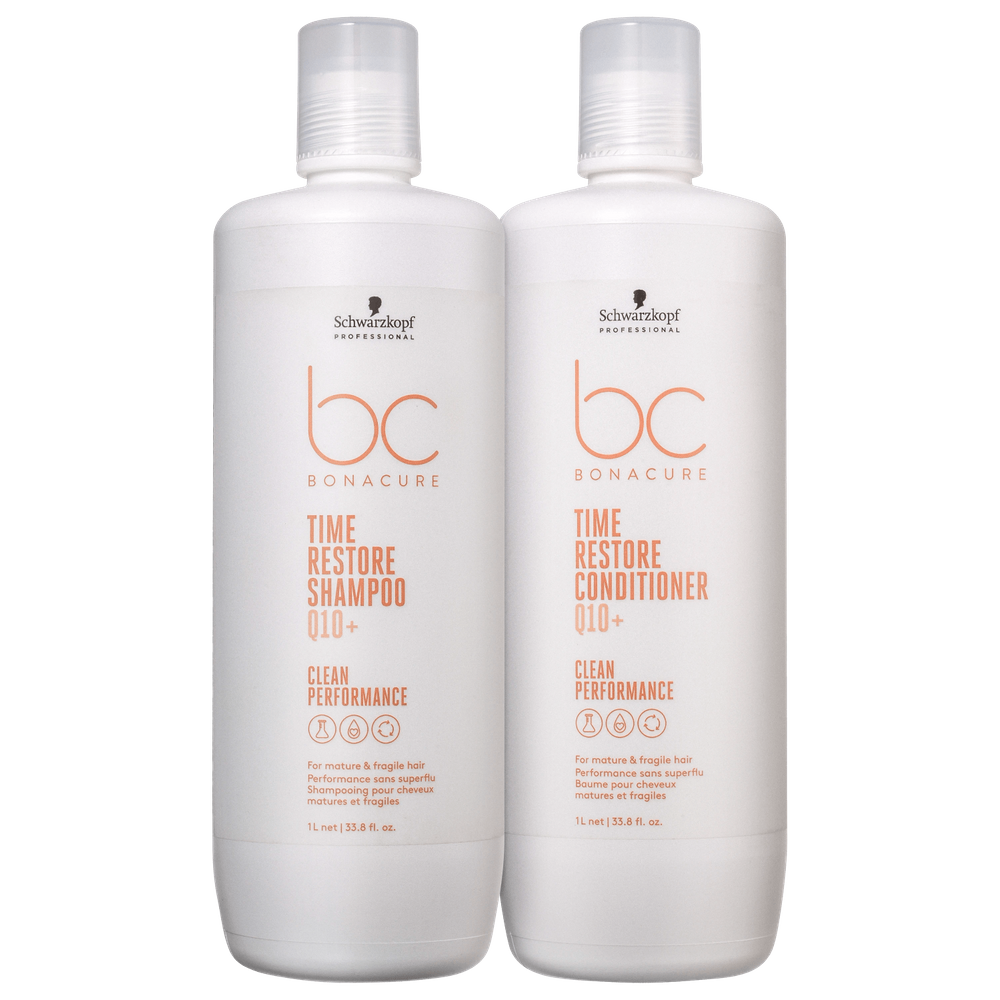 Kit Schwarzkopf Professional BC Bonacure Clean Performance Time Restore Duo Super (2 Produtos)