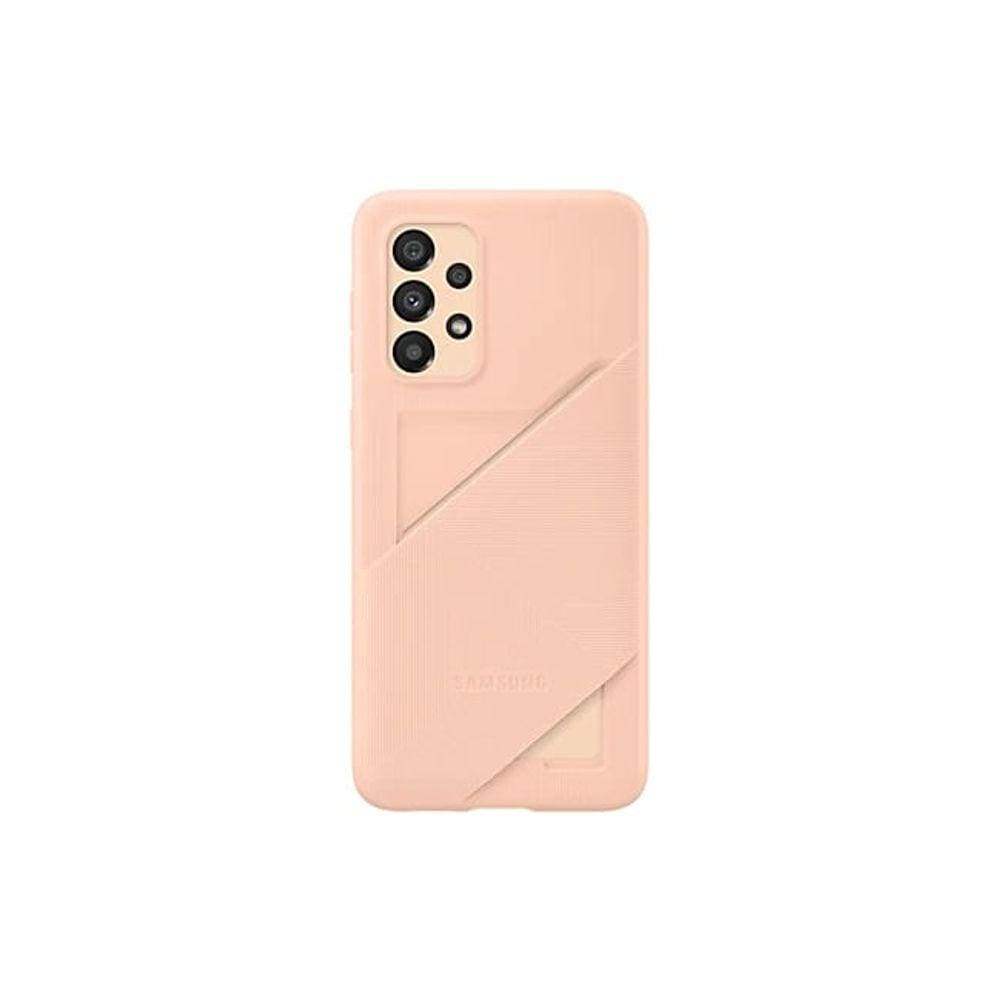 Capa Protetora Silicone Porta Cartão Galaxy A33 5G - Rosa