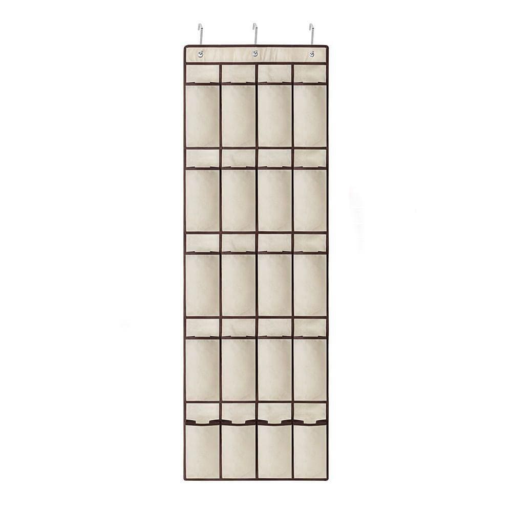 Organizador De Sapatos Para Porta Tnt Com 20 Divisórias Bege My Closet Ordene