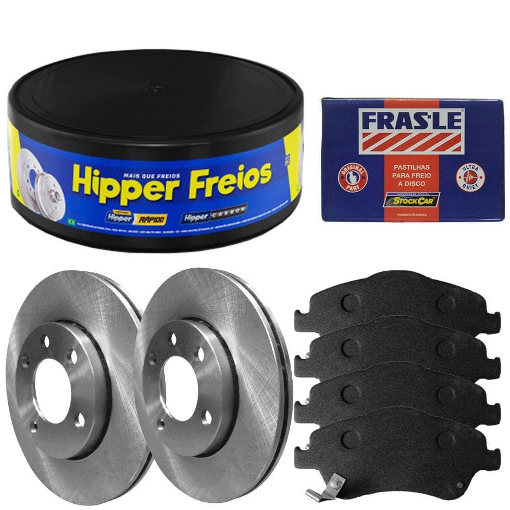 Kit Pastilha Disco Dianteiro Ventilado Corolla Hipper Freios