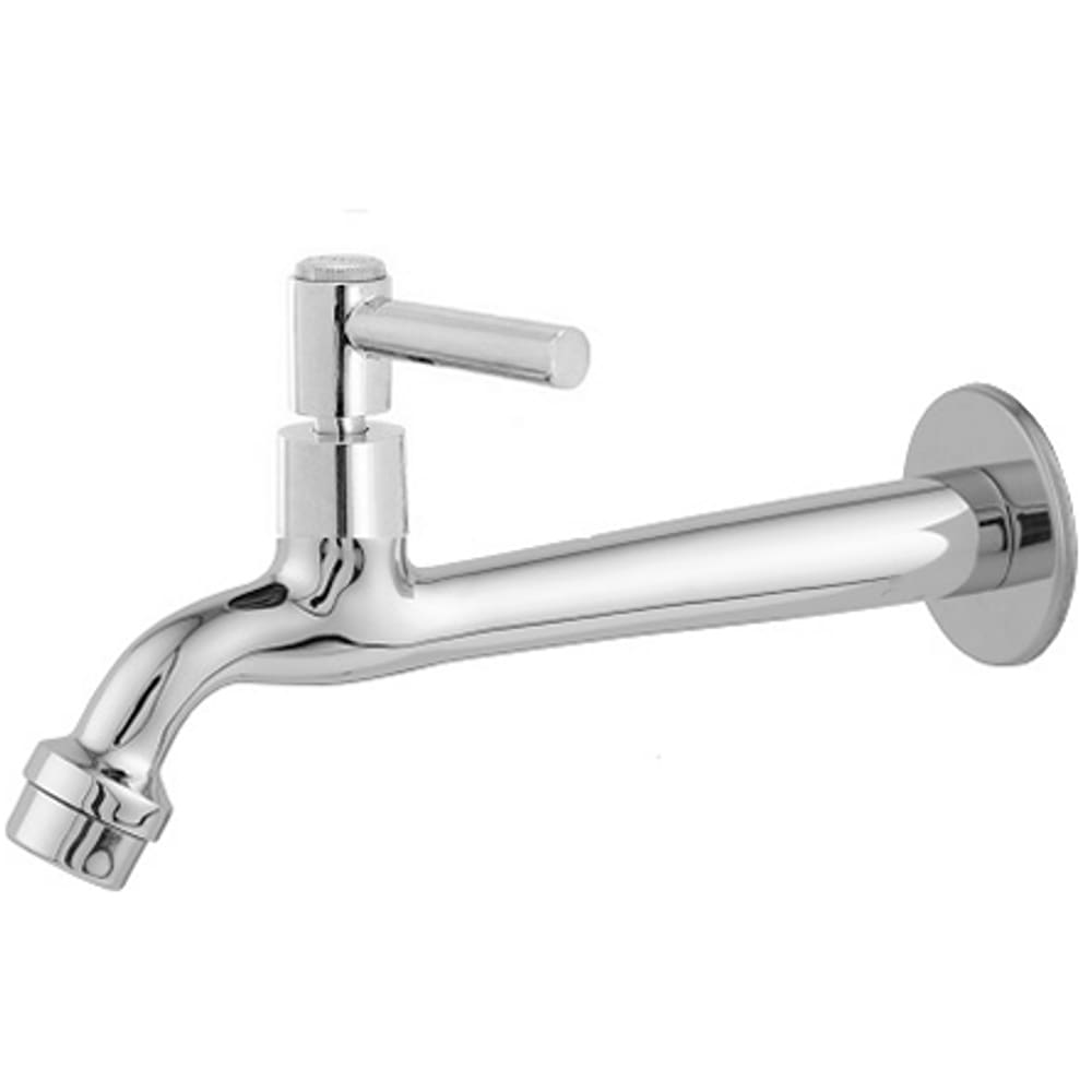 Torneira Reta para Cozinha/Lavanderia de parede metal Cromad