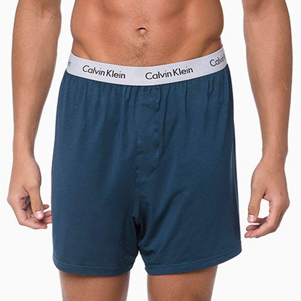 Cueca Samba-Canção de Modal Calvin Klein Azul MAS1826