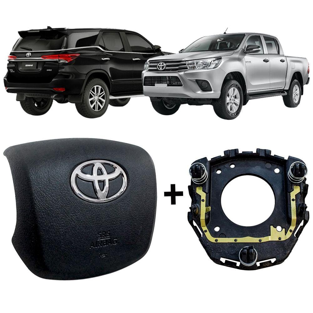 Capa Tampa Airbag Volante Toyota Hilux 2016 2017 2018 2019