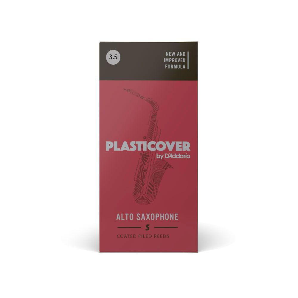 Caixa C/ 5 Palhetas Plastcover By D`Addario Sax Alto 3.5 RRP05ASX350 - AC2562CX