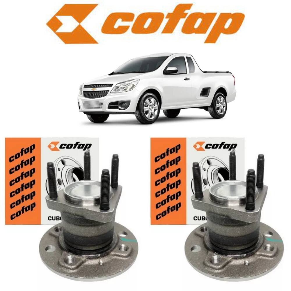 Par Cubo de Roda Cofap Traseiro GM Montana 1.4 2011 2012