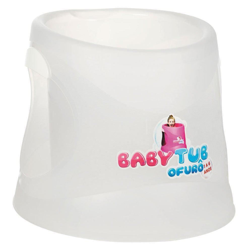 Banheira Baby Tub Ofurô - 1 A 6 Anos -Transparente