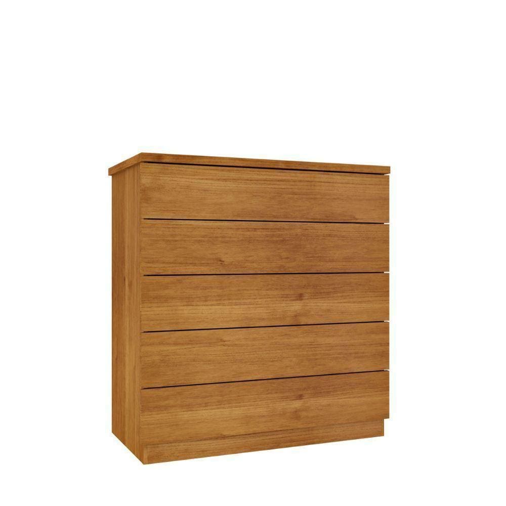 Cômoda Premium 5 Gavetas Tcil Cinamono