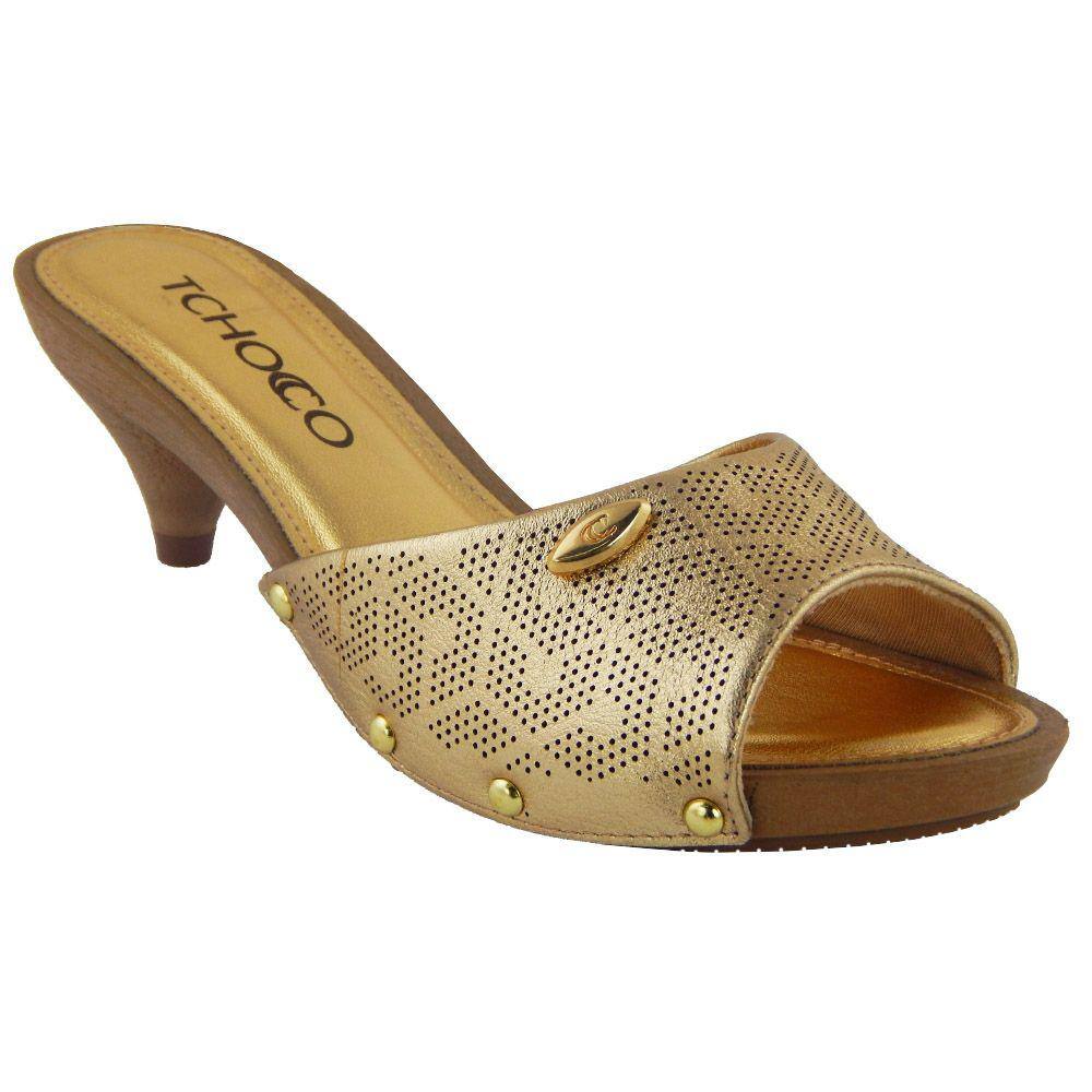 totoco② Tamanco Tchocco Feminino Couro Soft 47208 | Extra