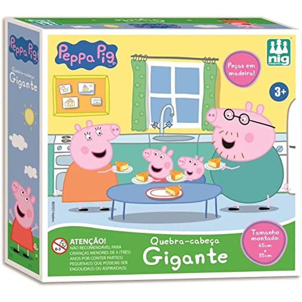 Quebra Cabeça Gigante Peppa Pig - Nig