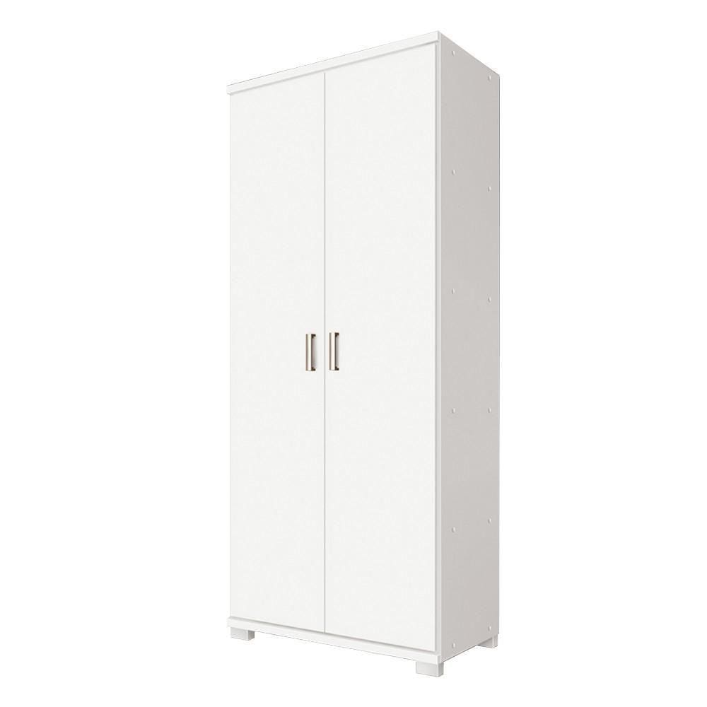 Armário Multiuso 2 Portas 4 Prateleiras New F08 Branco - Mpozenato