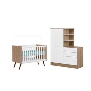 Jogo de Quarto Infantil Completo Nuvem com Guarda Roupa 4 Portas, Cômoda 1  Porta e Berço 2 em 1 Branco - Phoenix Baby - Quarto Completo - Magazine  Luiza