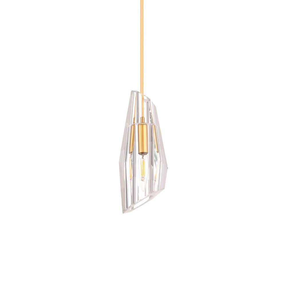 Lustre Pendente Nordecor Kary 2588 Ouro Fosco E14 Bivolt