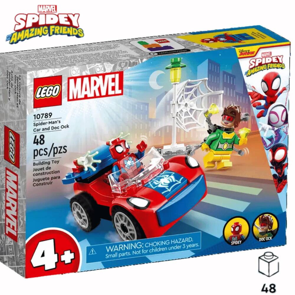 Lego Spidey O Carro do Homem-Aranha e Doc Ock 48 peças 10789