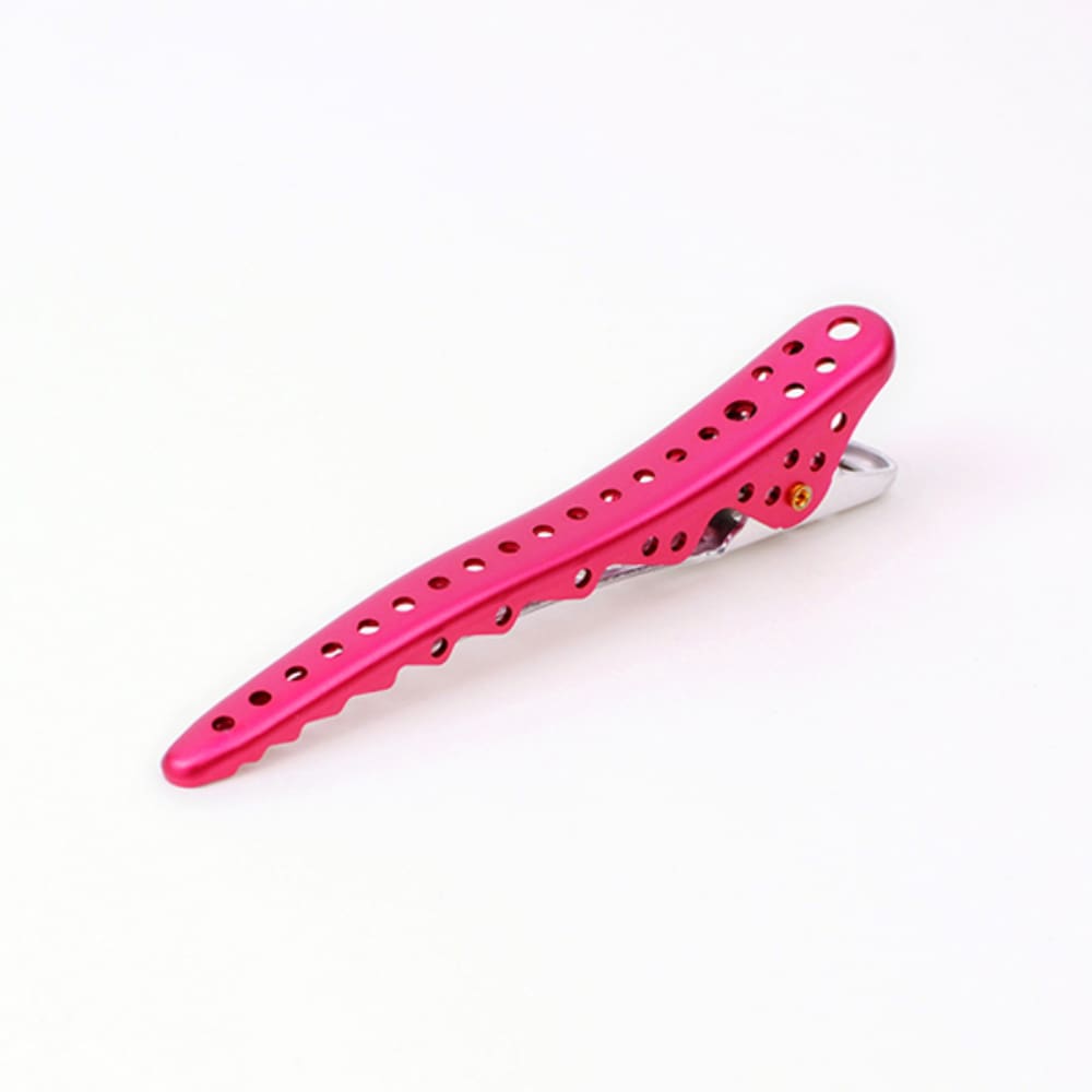 Y.S.Park Hair Clip Shark Pink Metal 2Un.