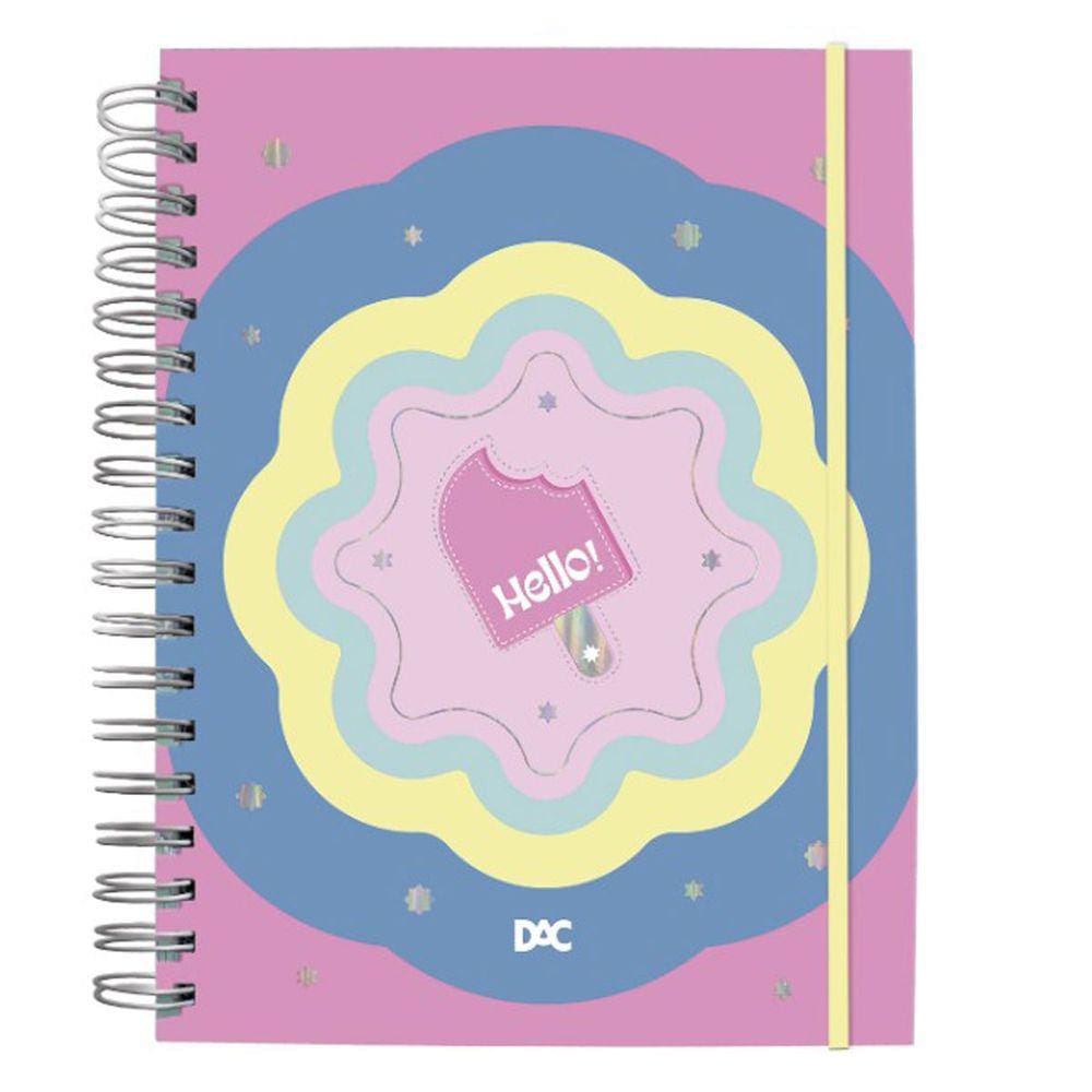 Caderno Universitario Smart Hello DAC Folhas reposicionaveis