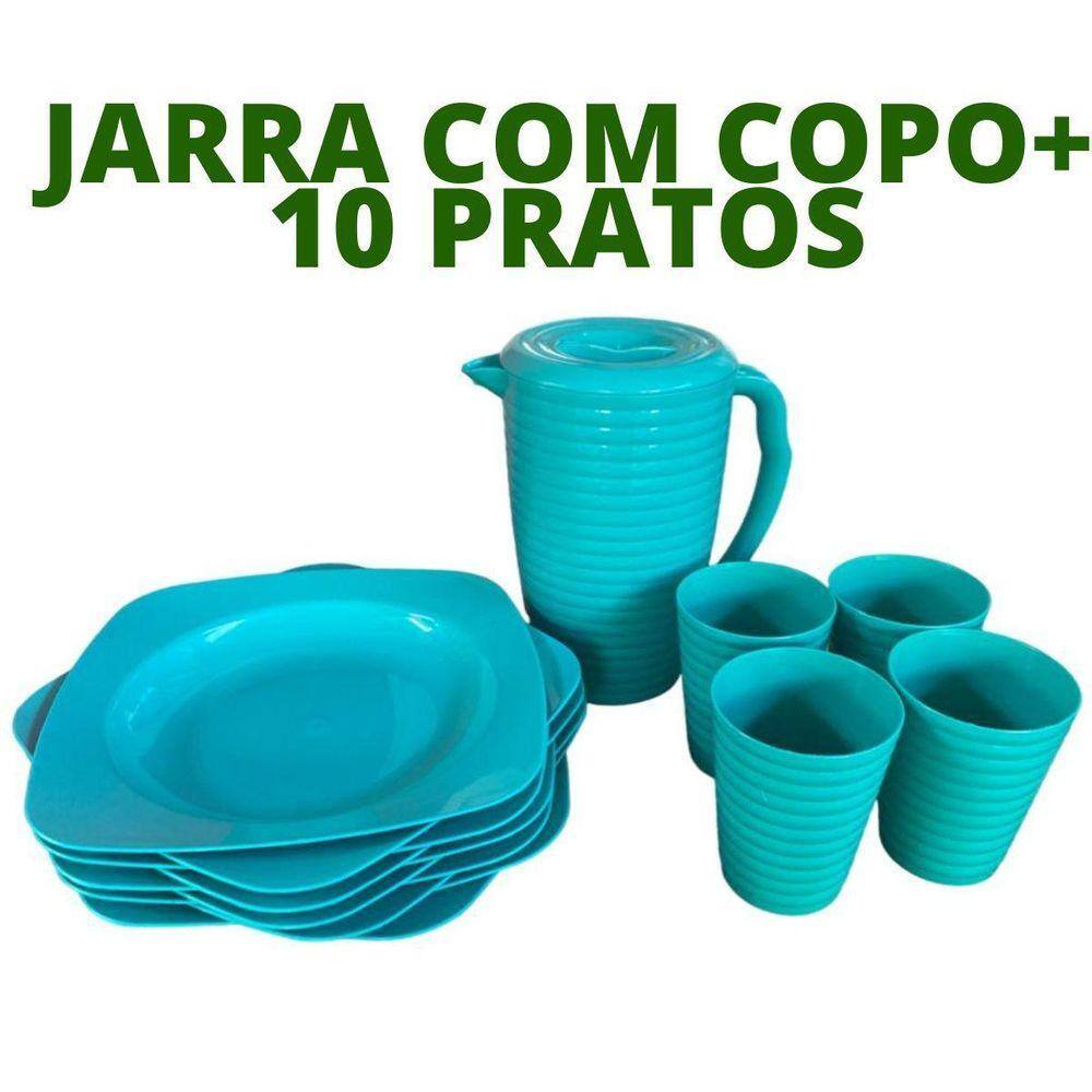 Kit Jarra 1.5L C/6 Copos- Mult Mix na Multpapelaria