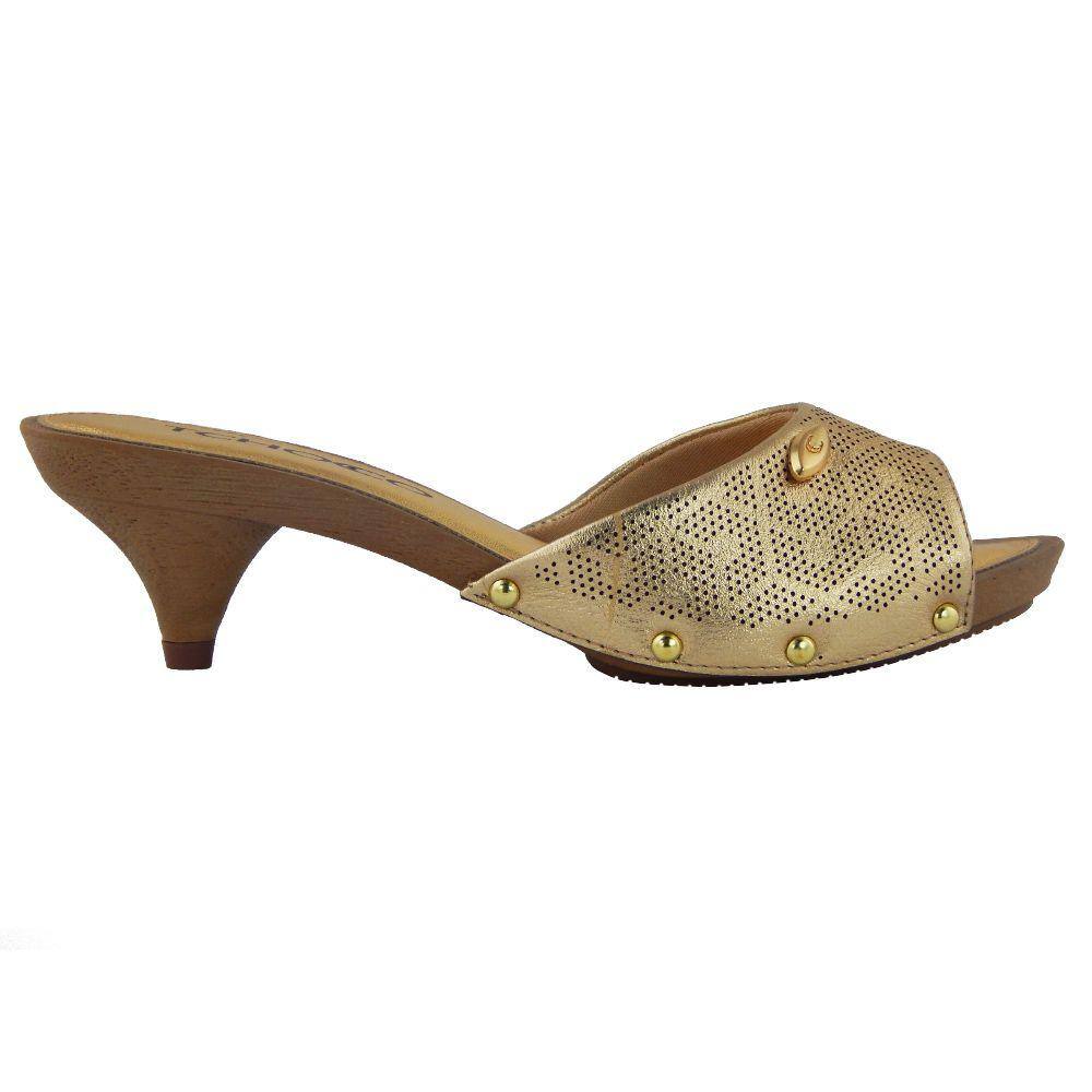 Tamanco Tchocco Feminino Couro Soft 47208 | Extra