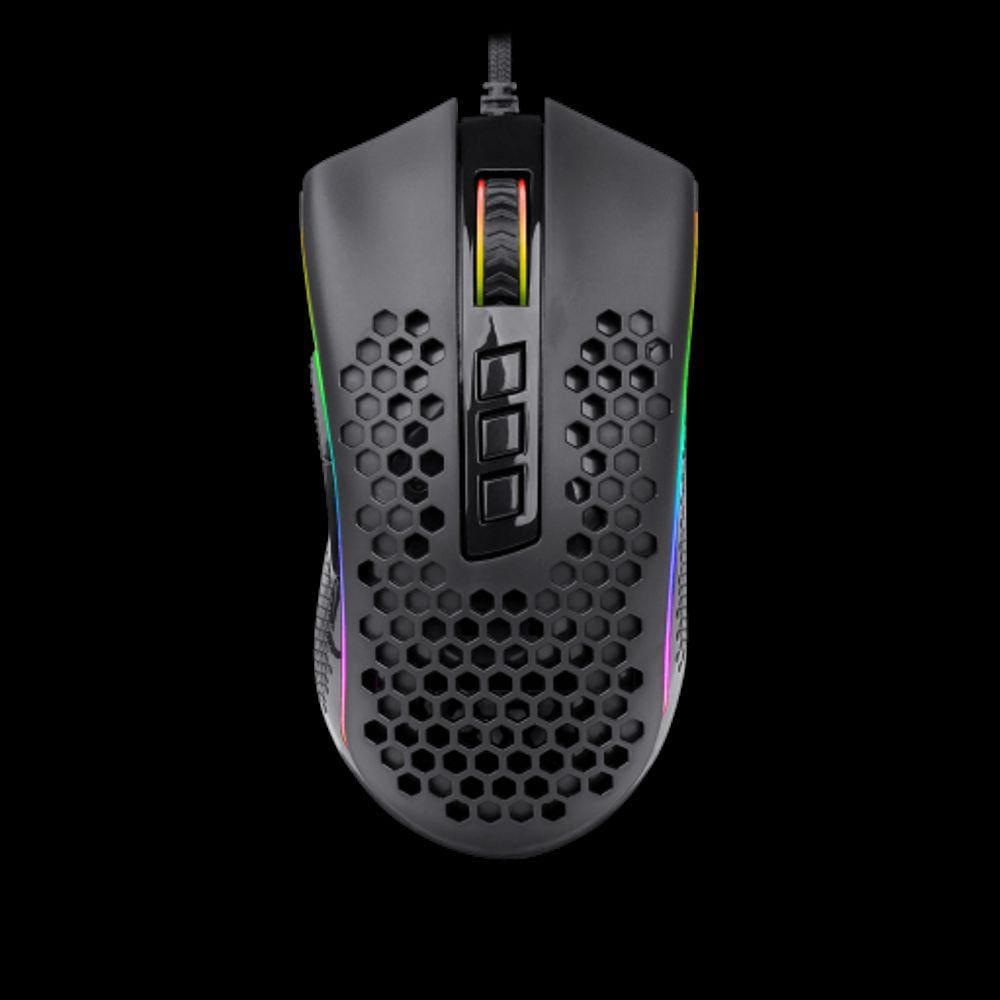 Mouse Gamer Storm RGB Redragon Preto DPI12400 M808RGB