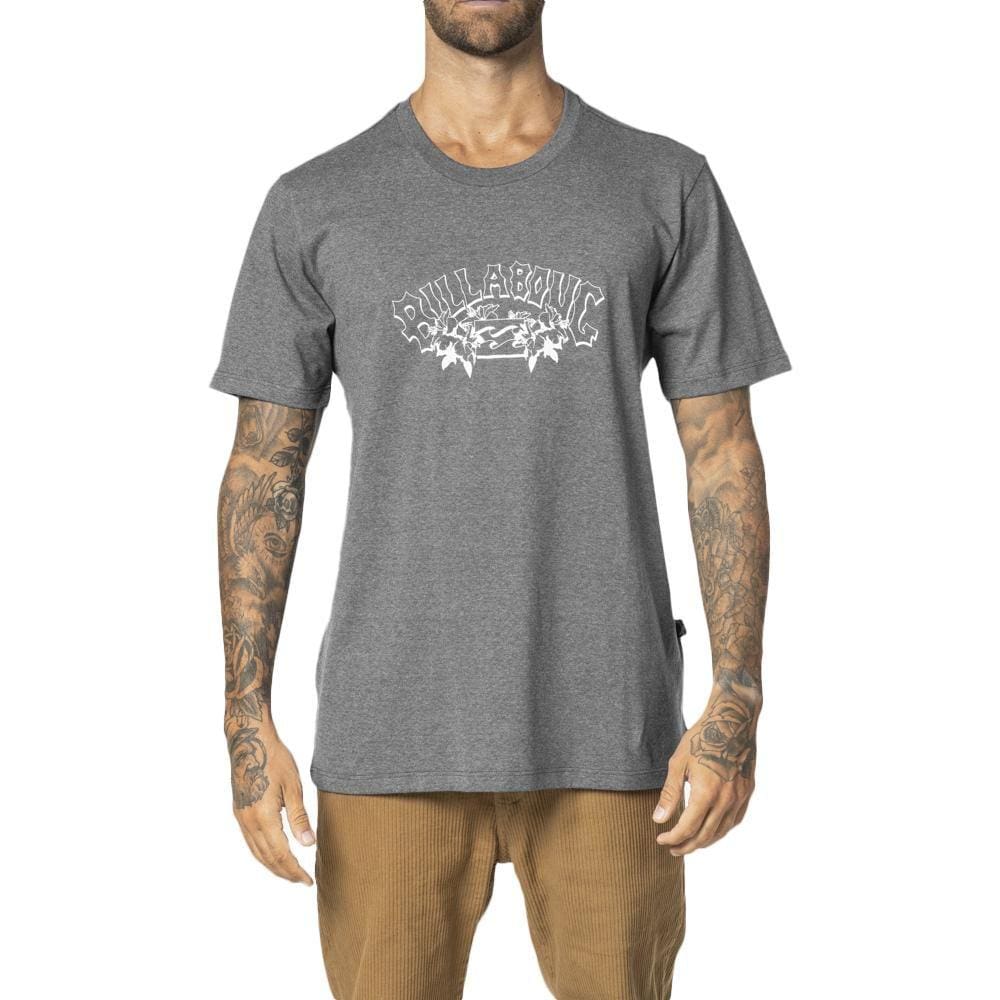 Camiseta Billabong Chest Pack II WT23 Masculina Cinza Mescla