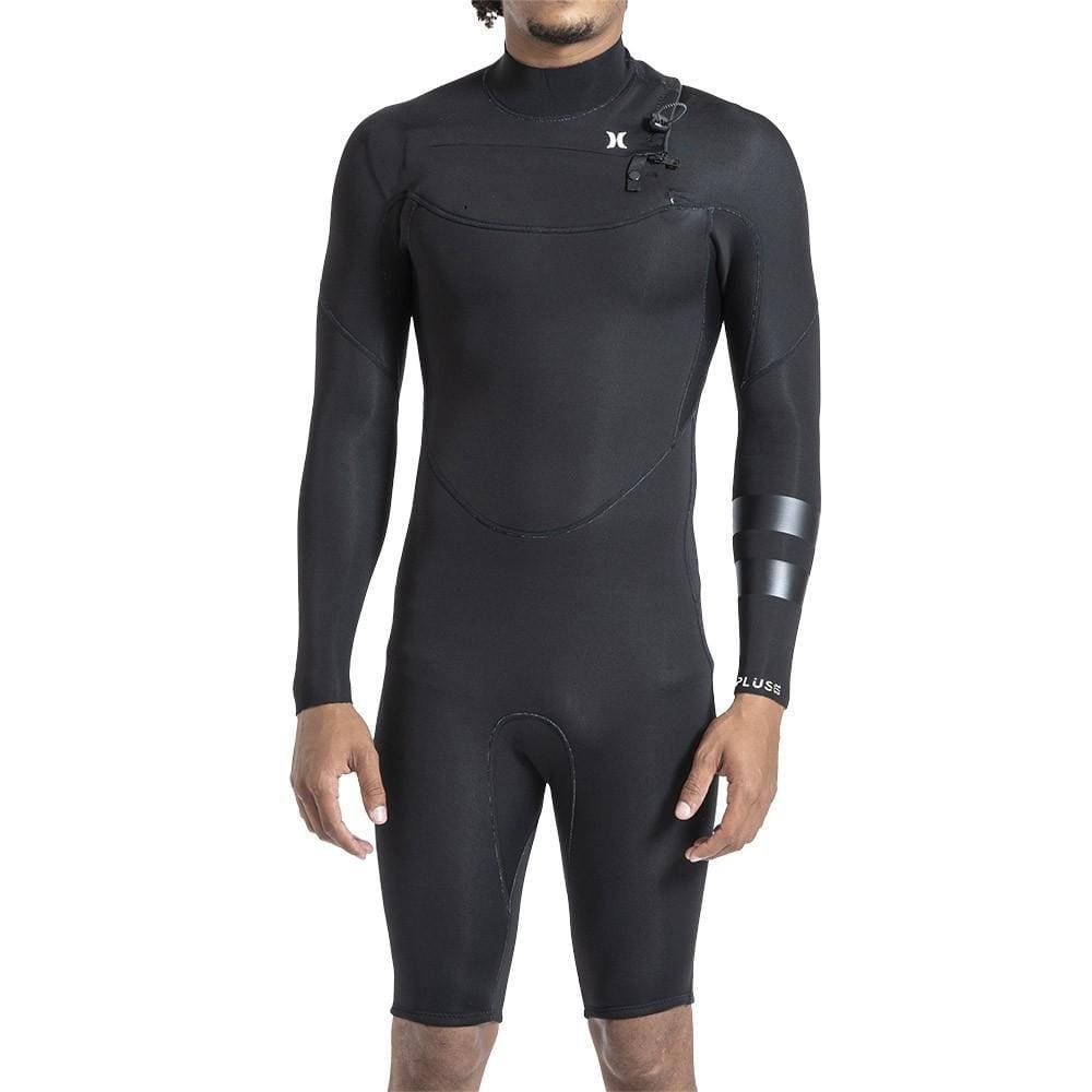 Short John Hurley ML Advantage Plus 2/2mm Springsuit Preto