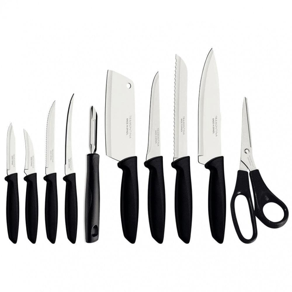 Conjunto de Facas 10 Peças Plenus Aço Inox Tramontina